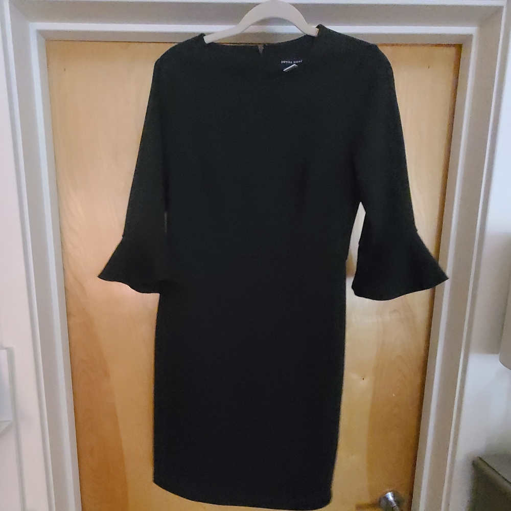 Donna Morgan Black Dress with flare sleeves